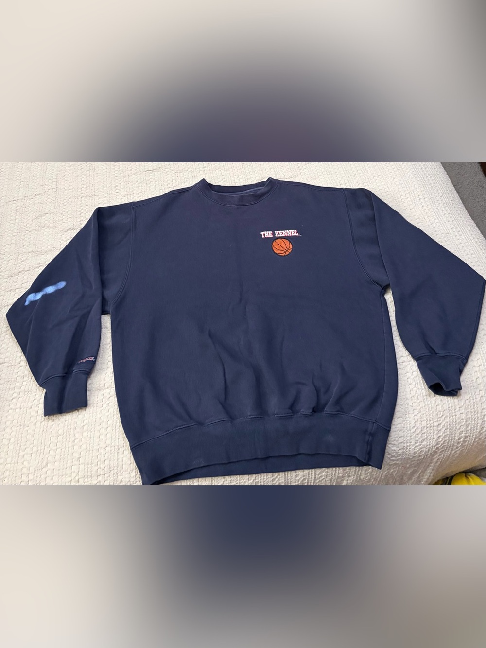 Navy Mens Basketball Sweatshirt